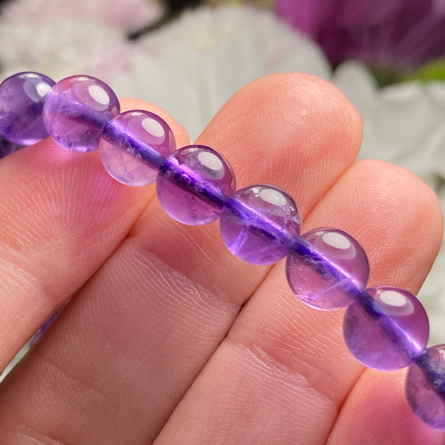 Violet Flame Amethyst Bracelet