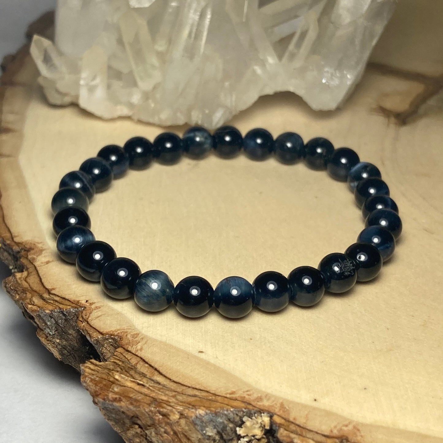 Blue Tigers Eye Bracelet