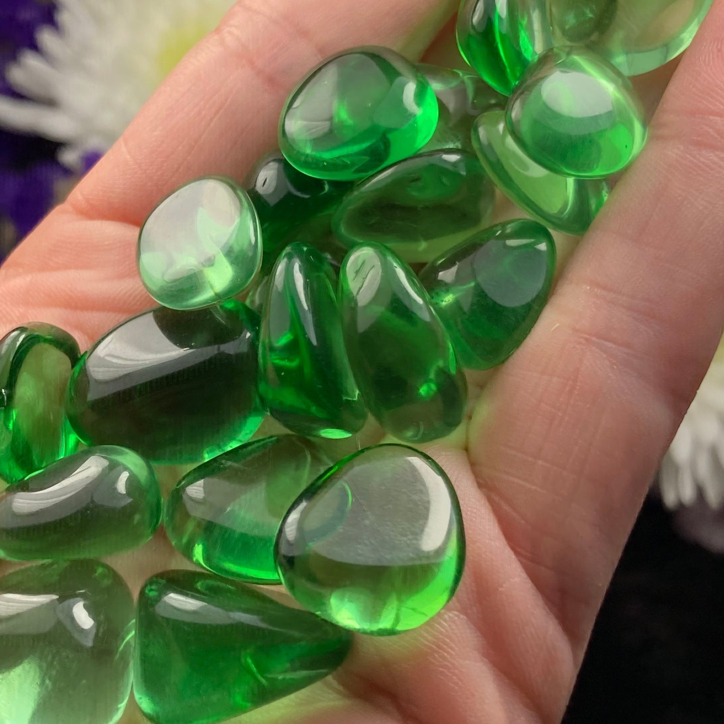 Green Obsidian Crystal