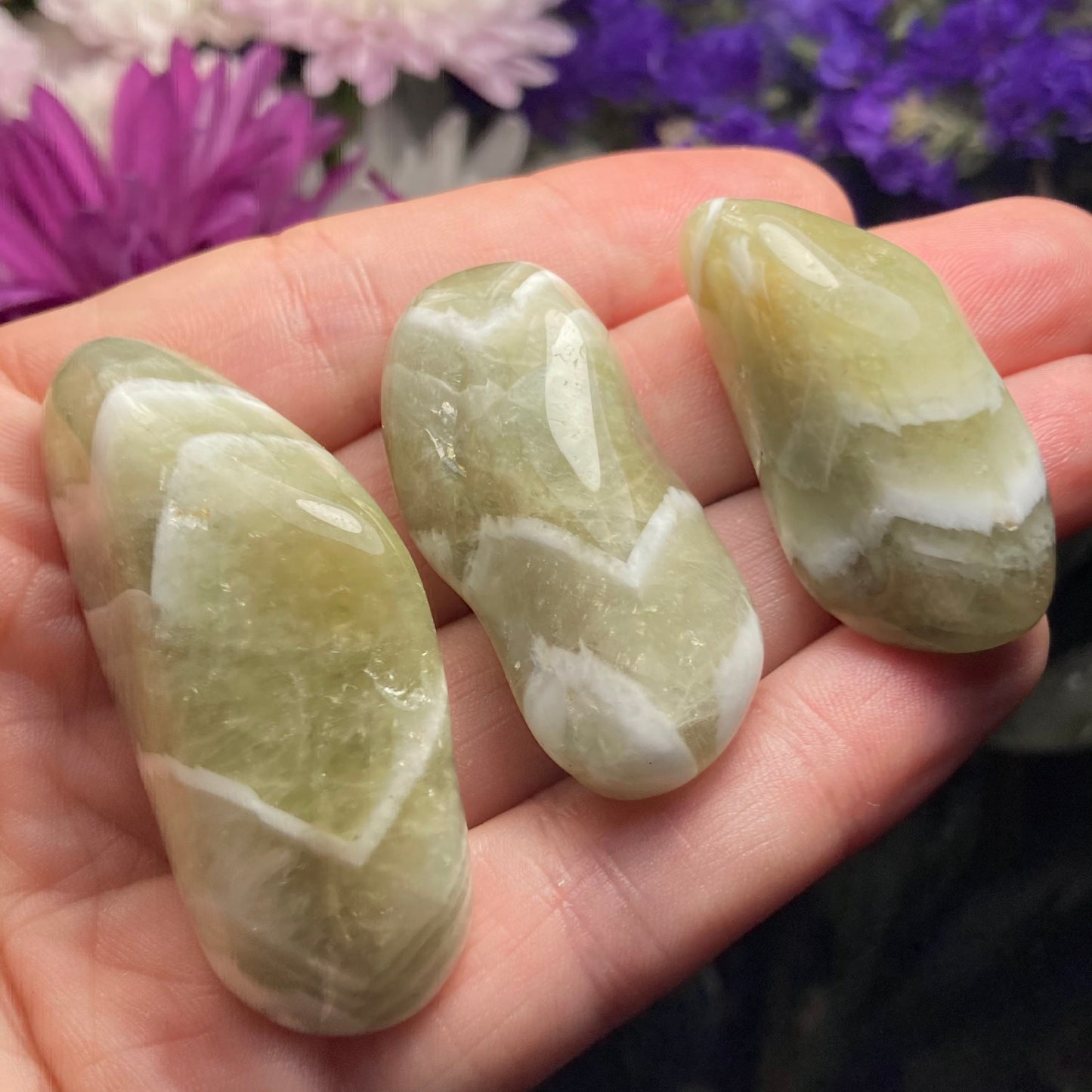 Green Chevron Amethyst
