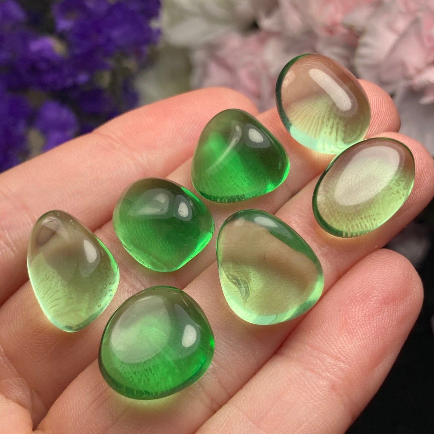 Green Obsidian Crystal