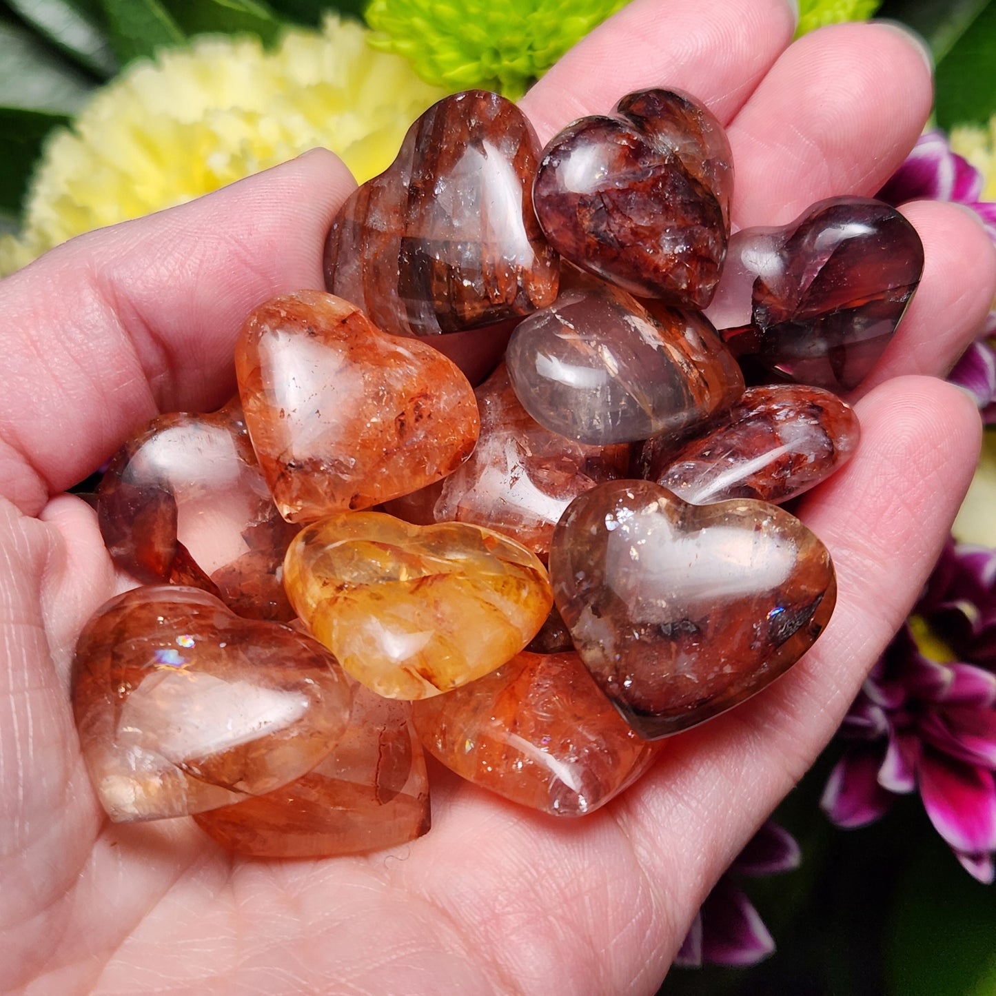 Fire Quartz Heart