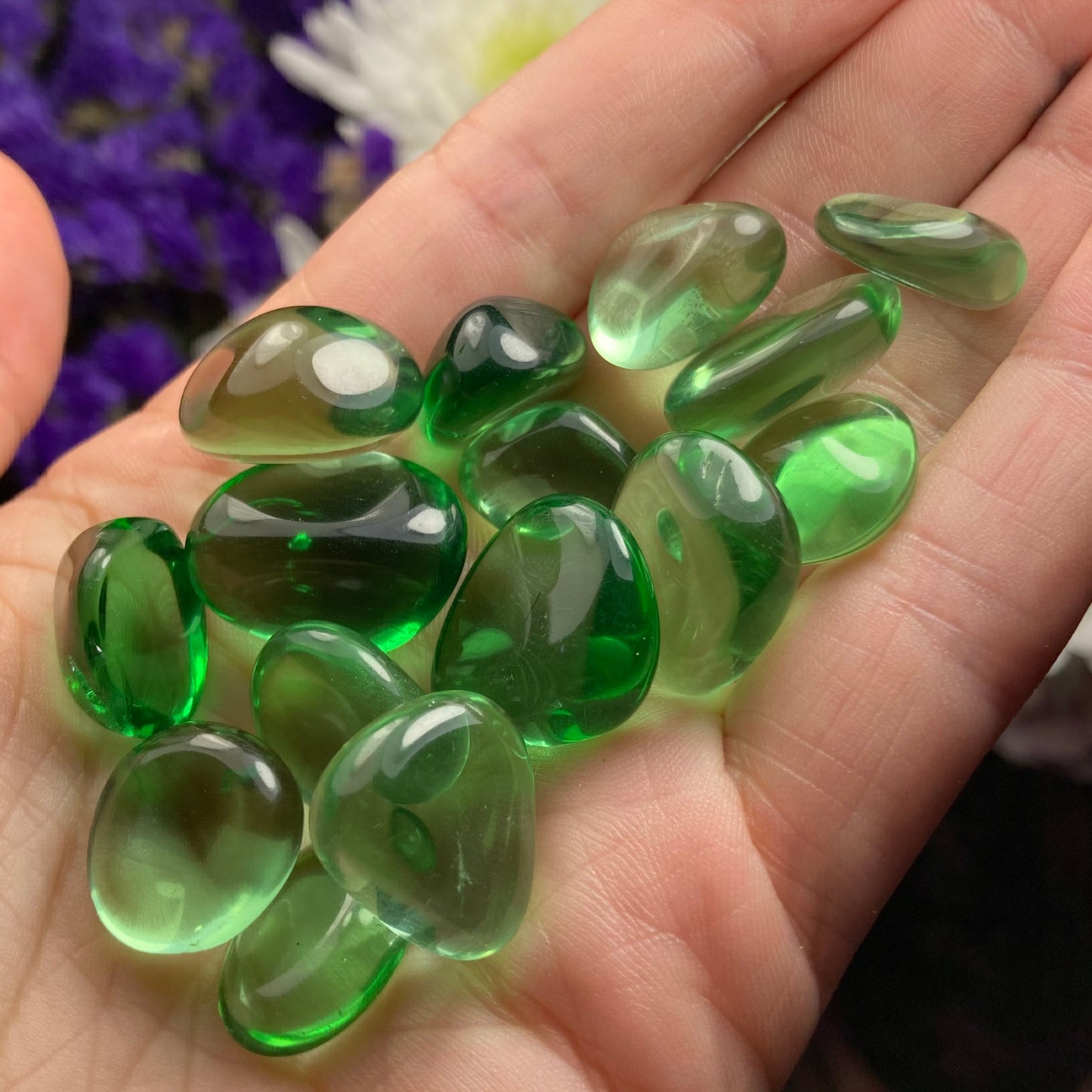 Green Obsidian Crystal