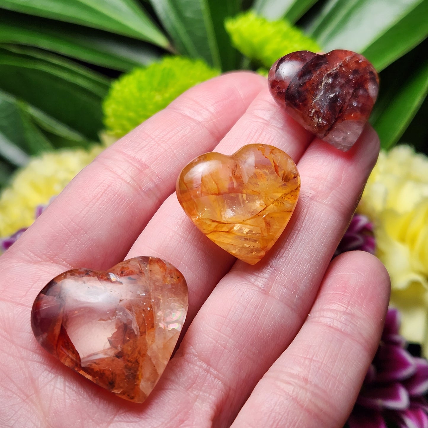 Fire Quartz Heart