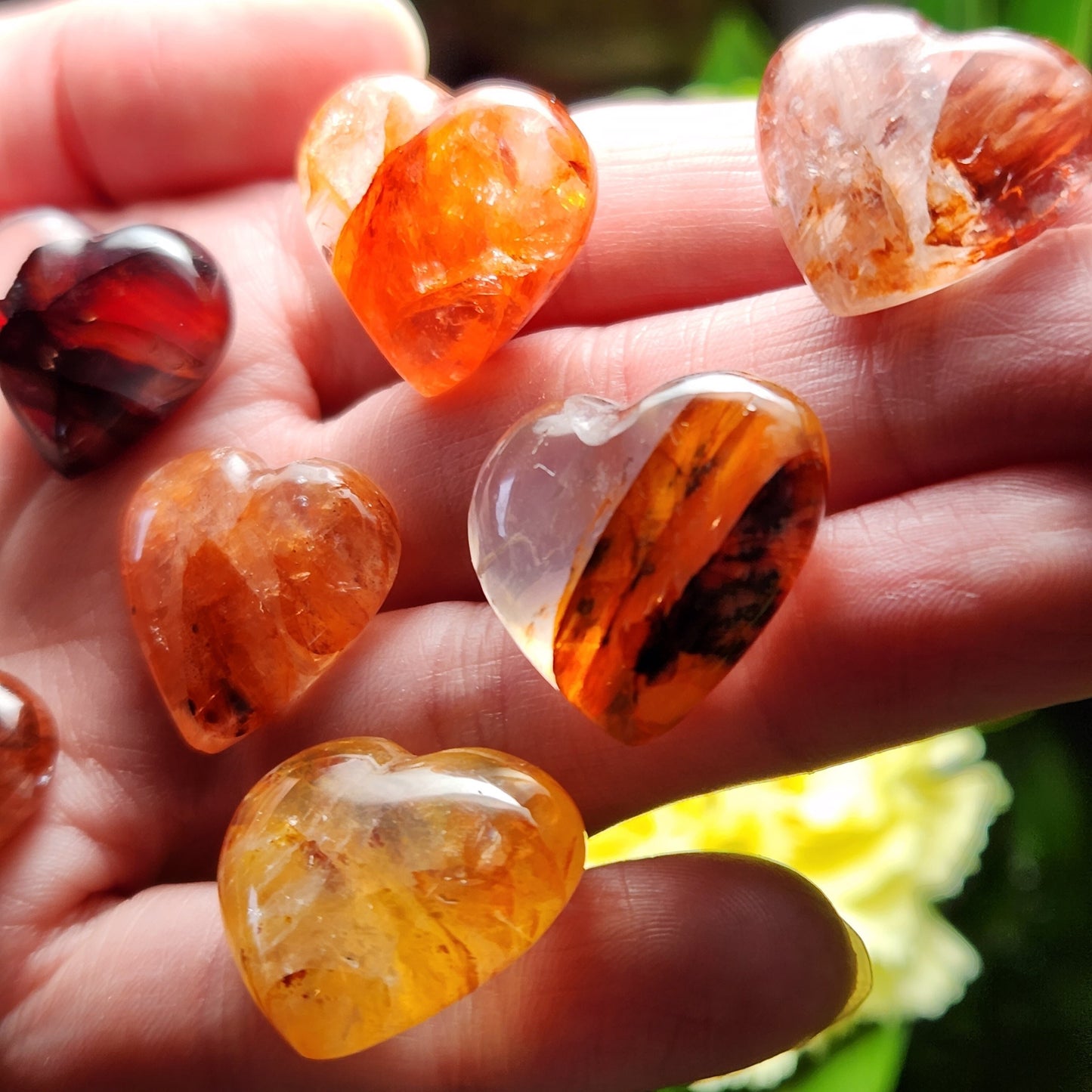 Fire Quartz Heart