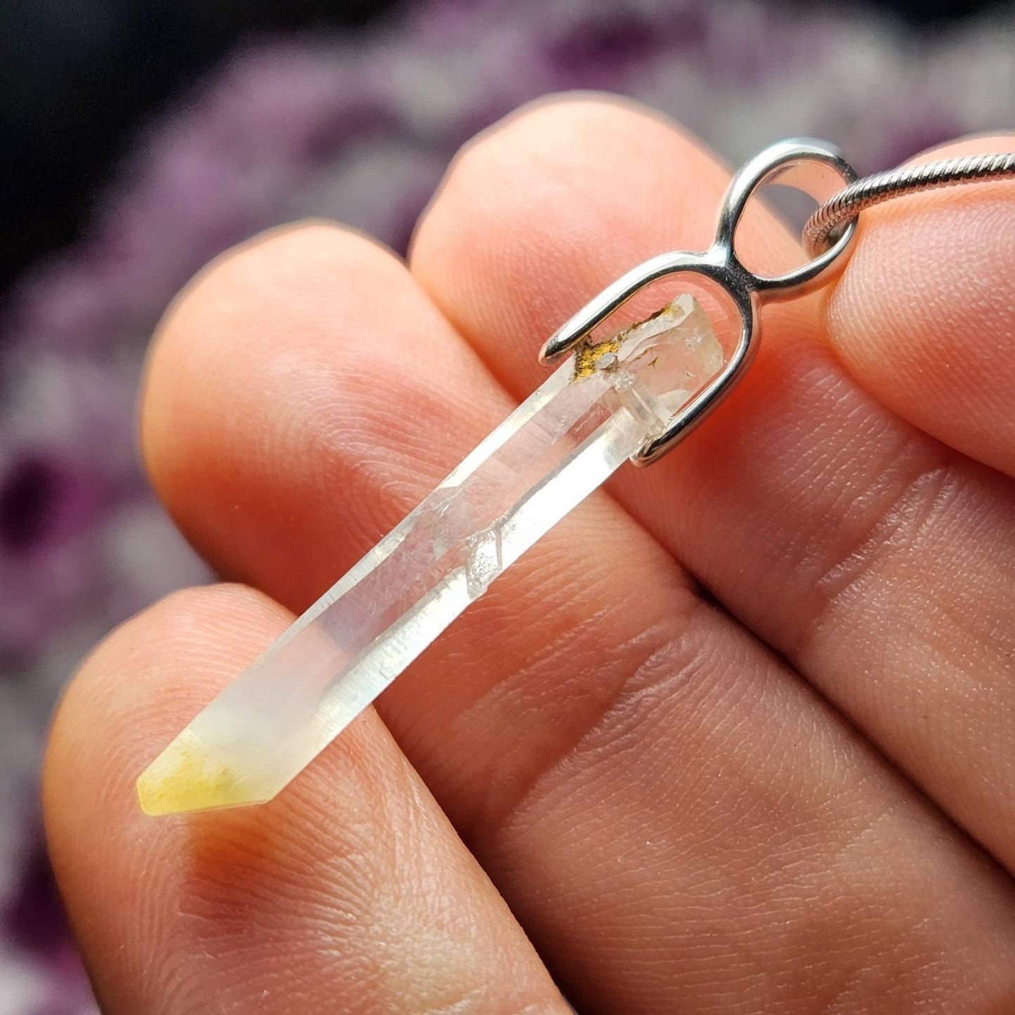 Mango Quartz Pendant