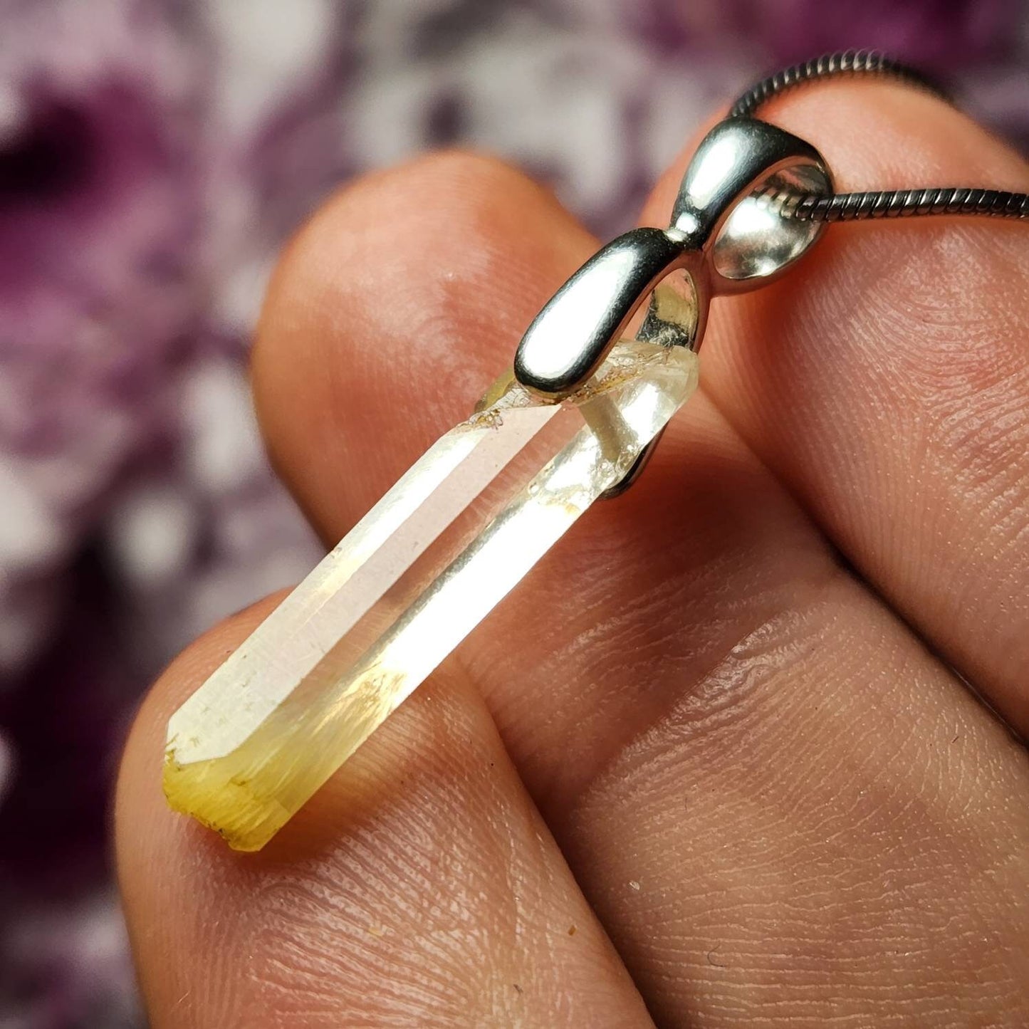 Mango Quartz Pendant
