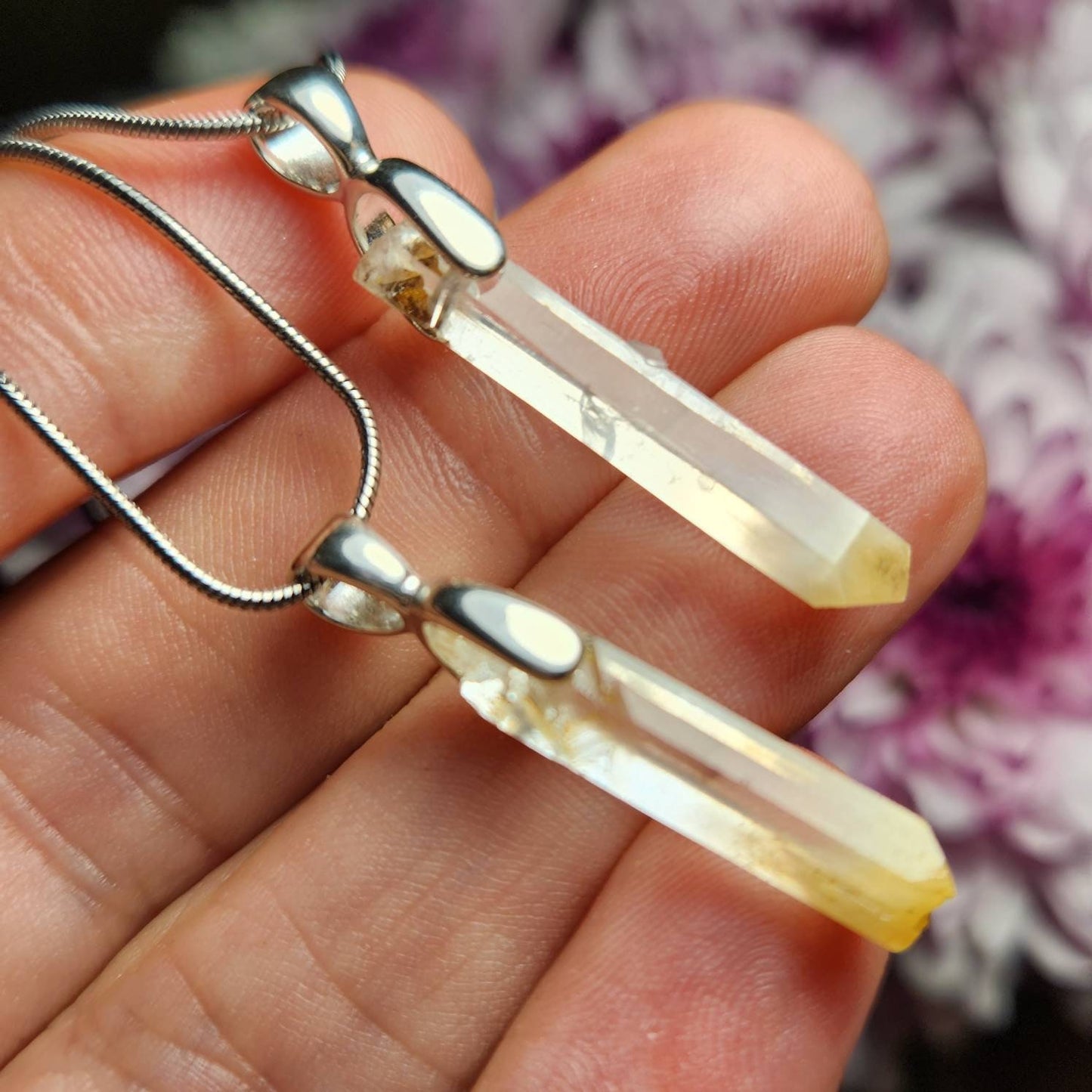 Mango Quartz Pendant