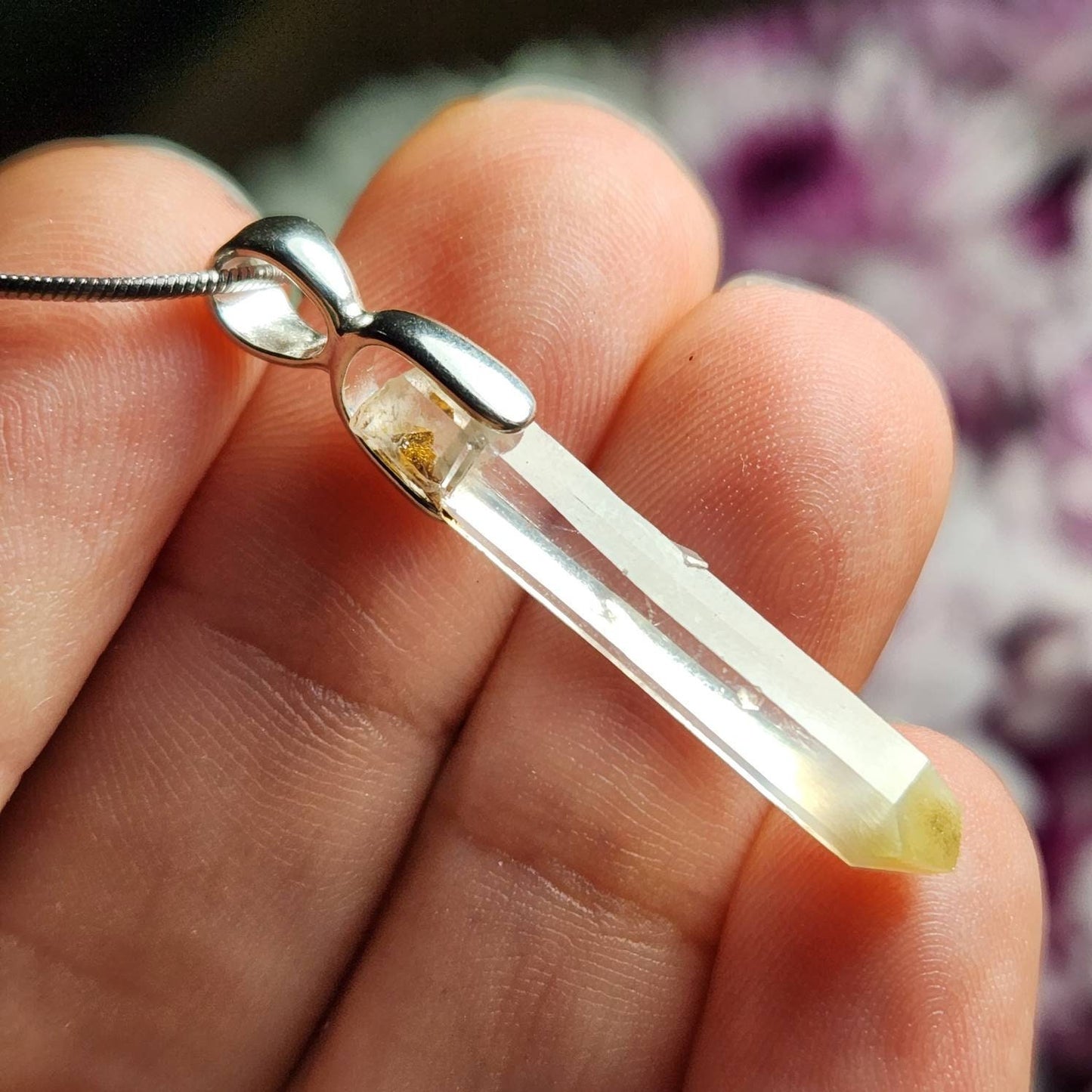 Mango Quartz Pendant