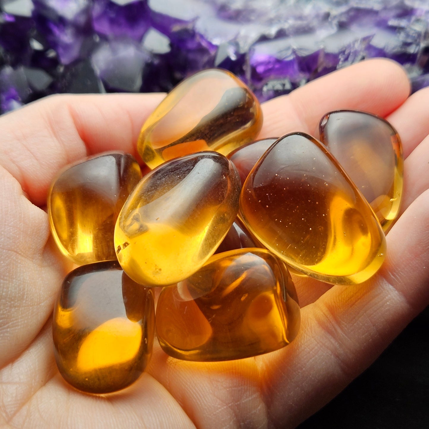 Orange Obsidian Crystal
