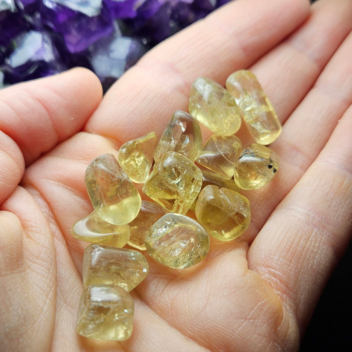 Golden Apatite Crystal