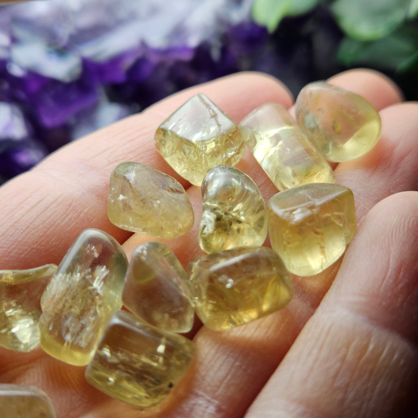 Golden Apatite Crystal