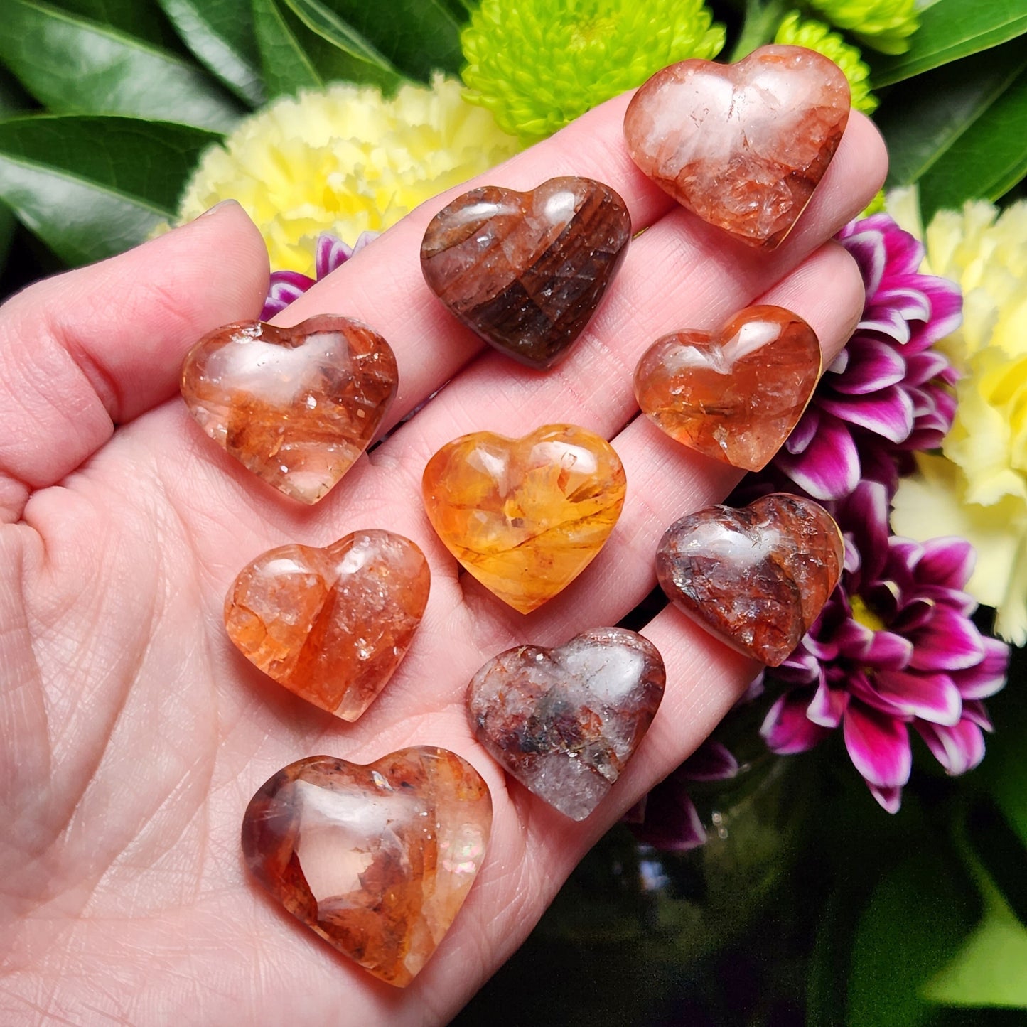 Fire Quartz Heart