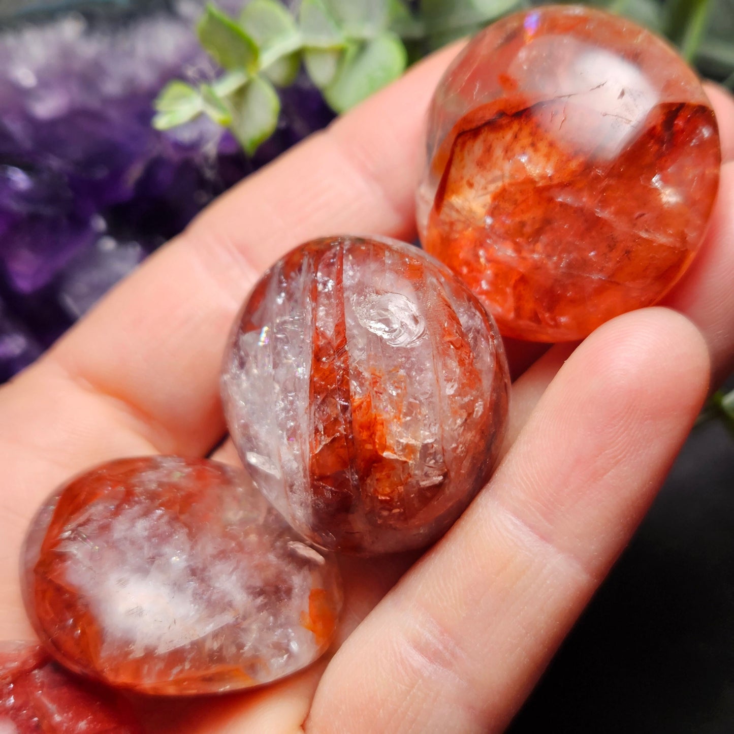 Fire Quartz Crystal