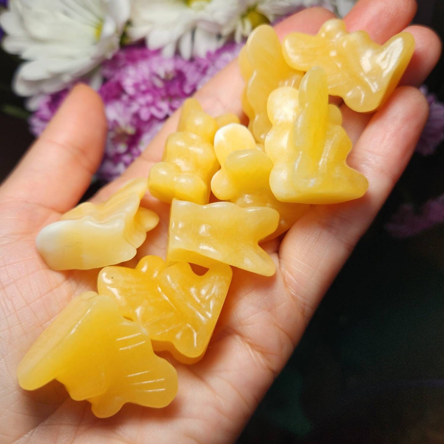 Orange Calcite Fairy