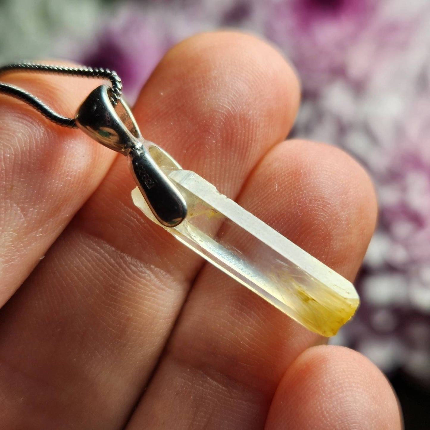 Mango Quartz Pendant
