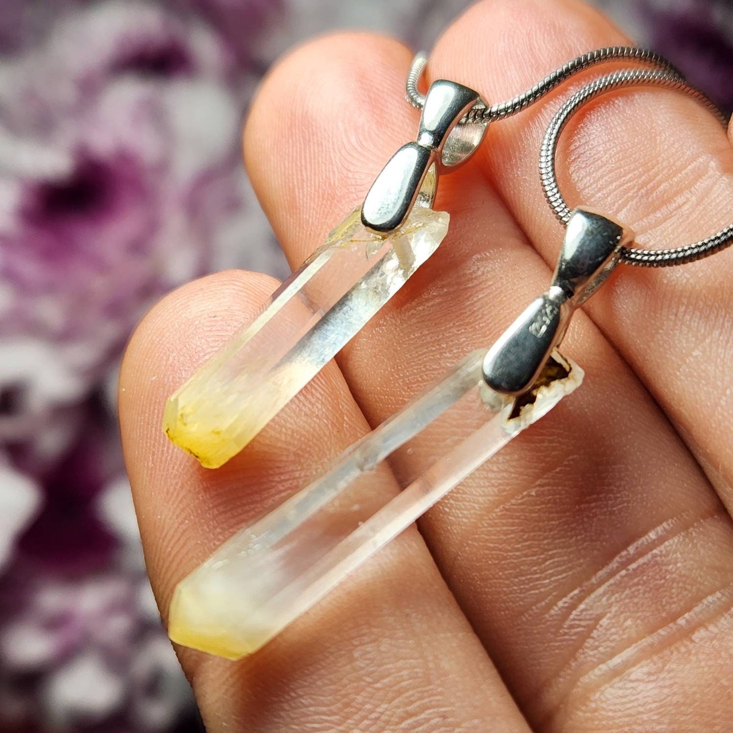 Mango Quartz Pendant
