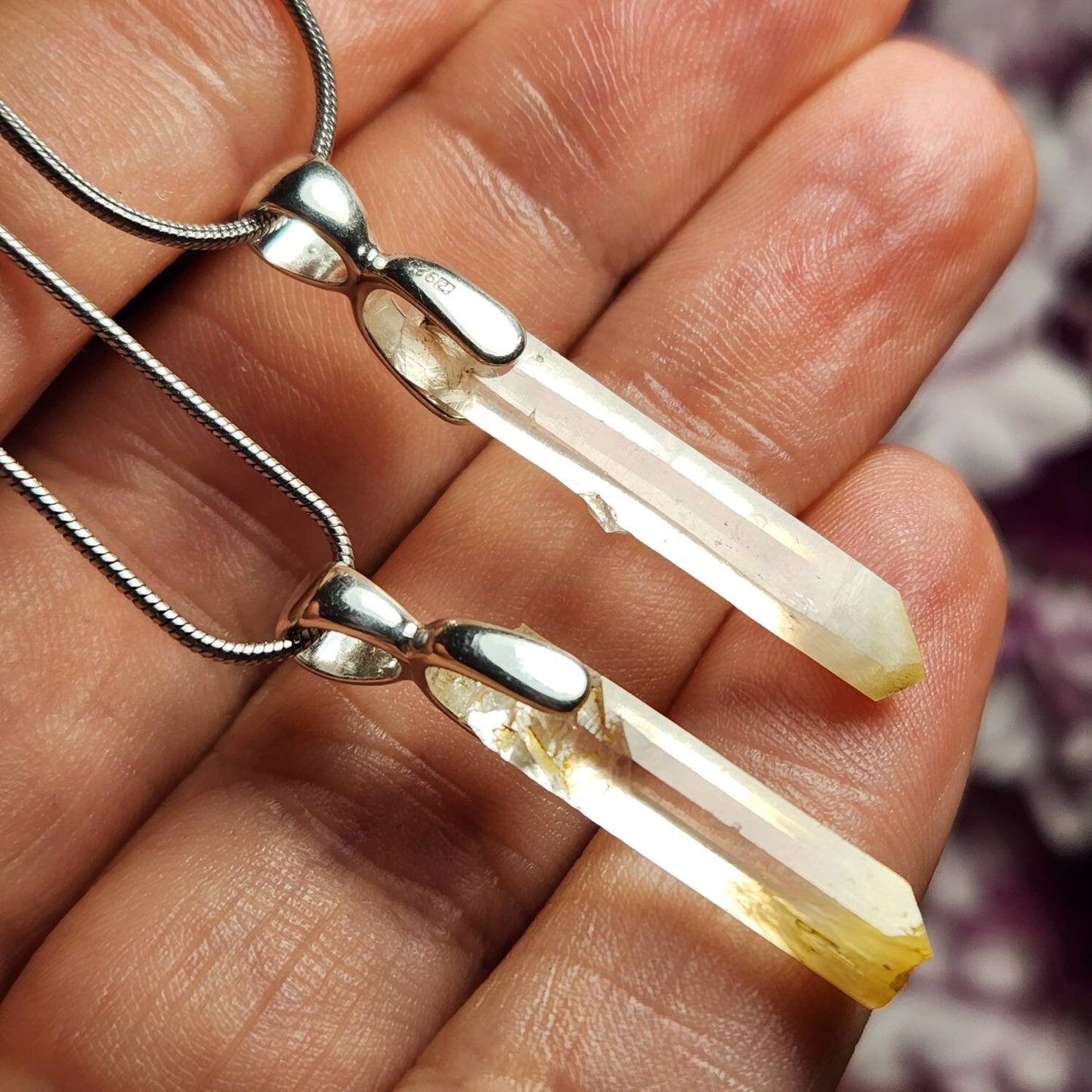 Mango Quartz Pendant