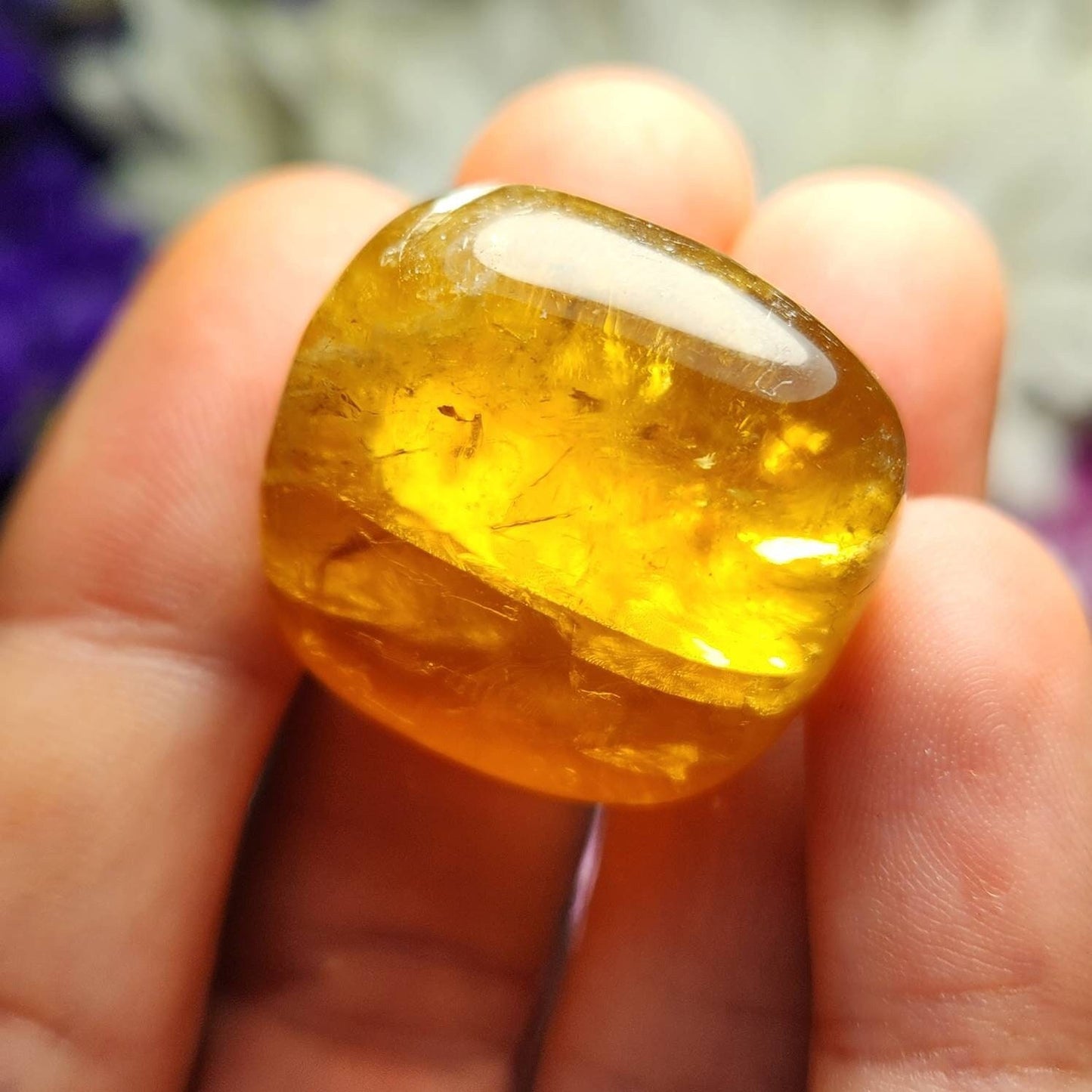 Honey Calcite Crystal