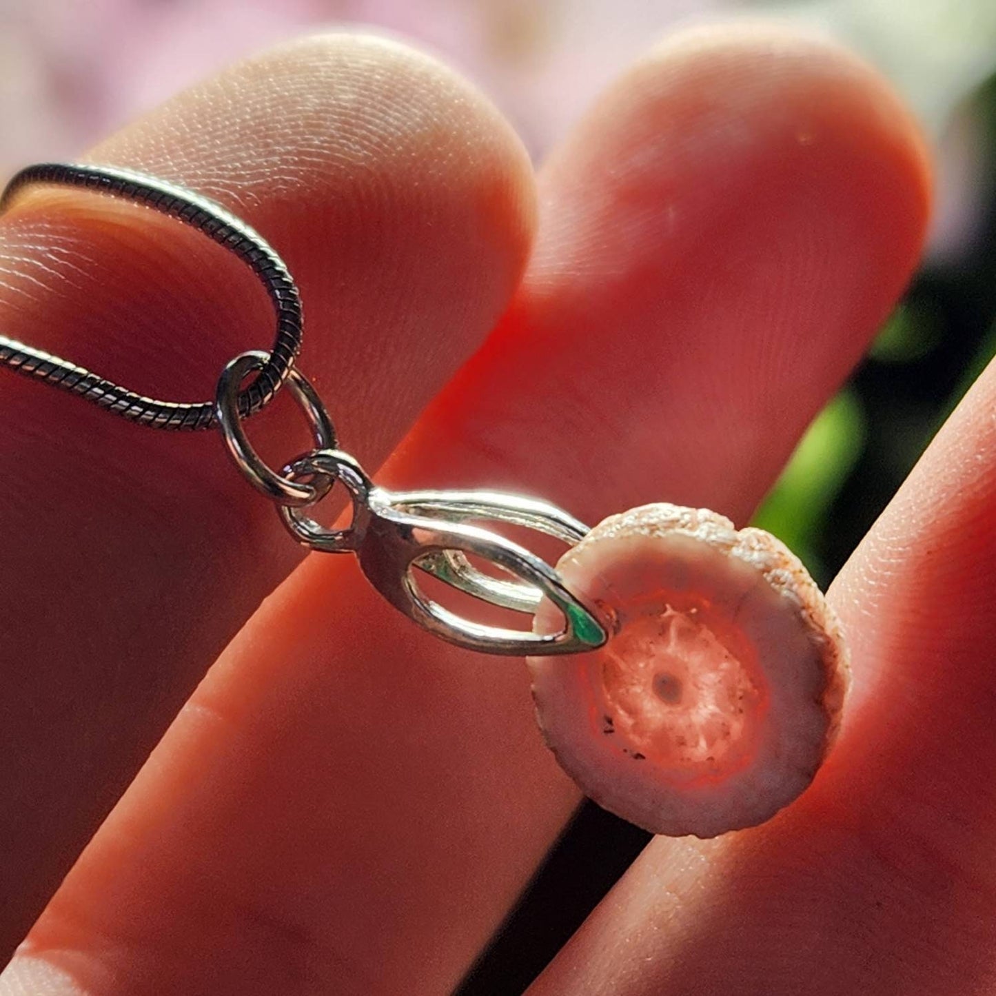 Rhodochrosite Pendant