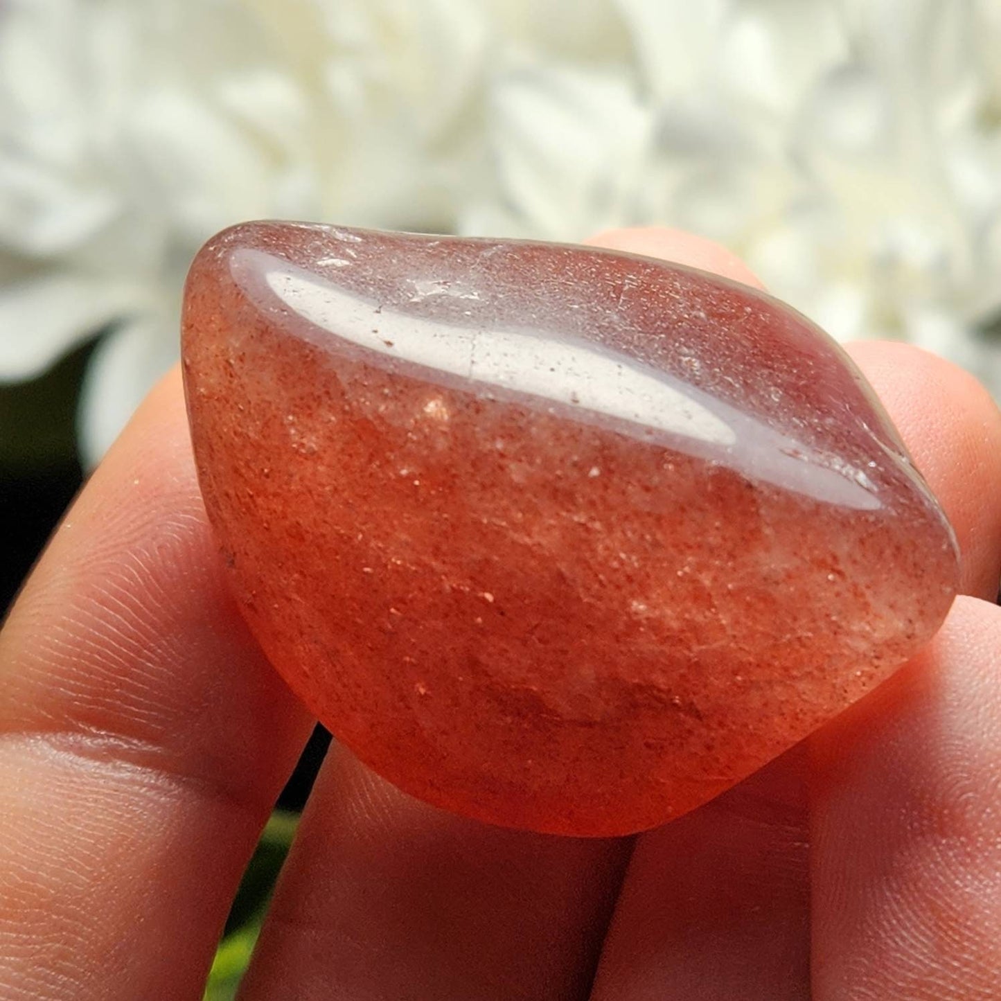 Red Tanzberry Quartz Crystal