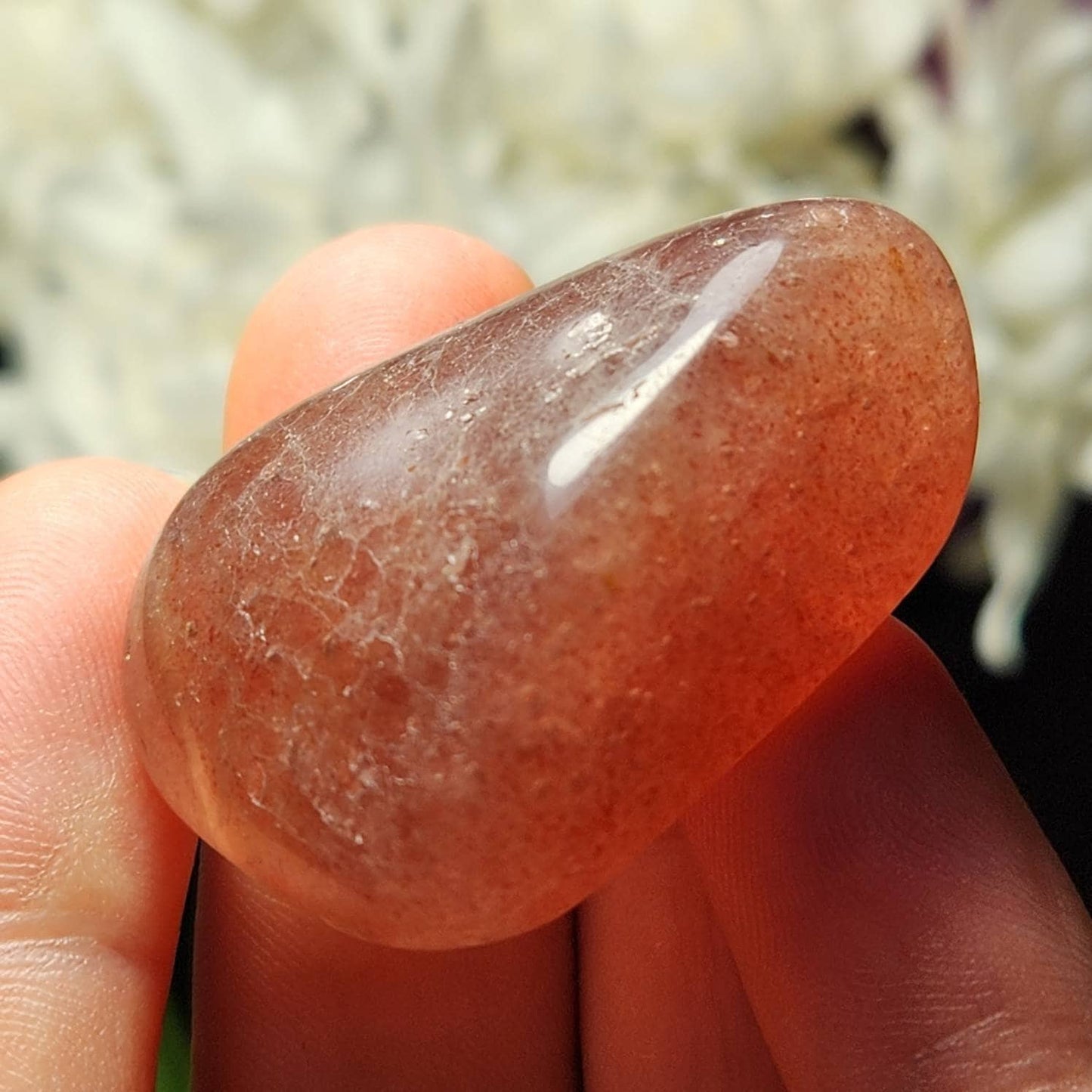 Red Tanzberry Quartz Crystal