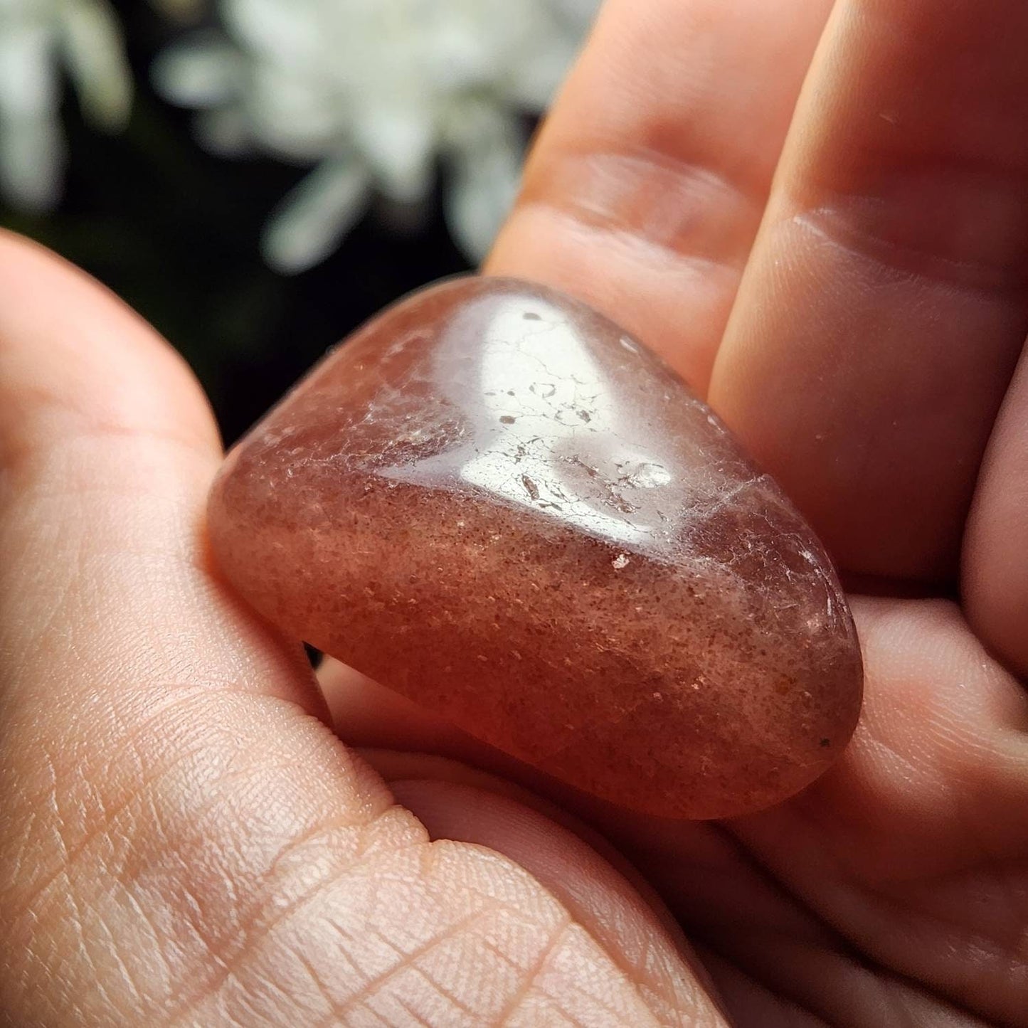 Red Tanzberry Quartz Crystal