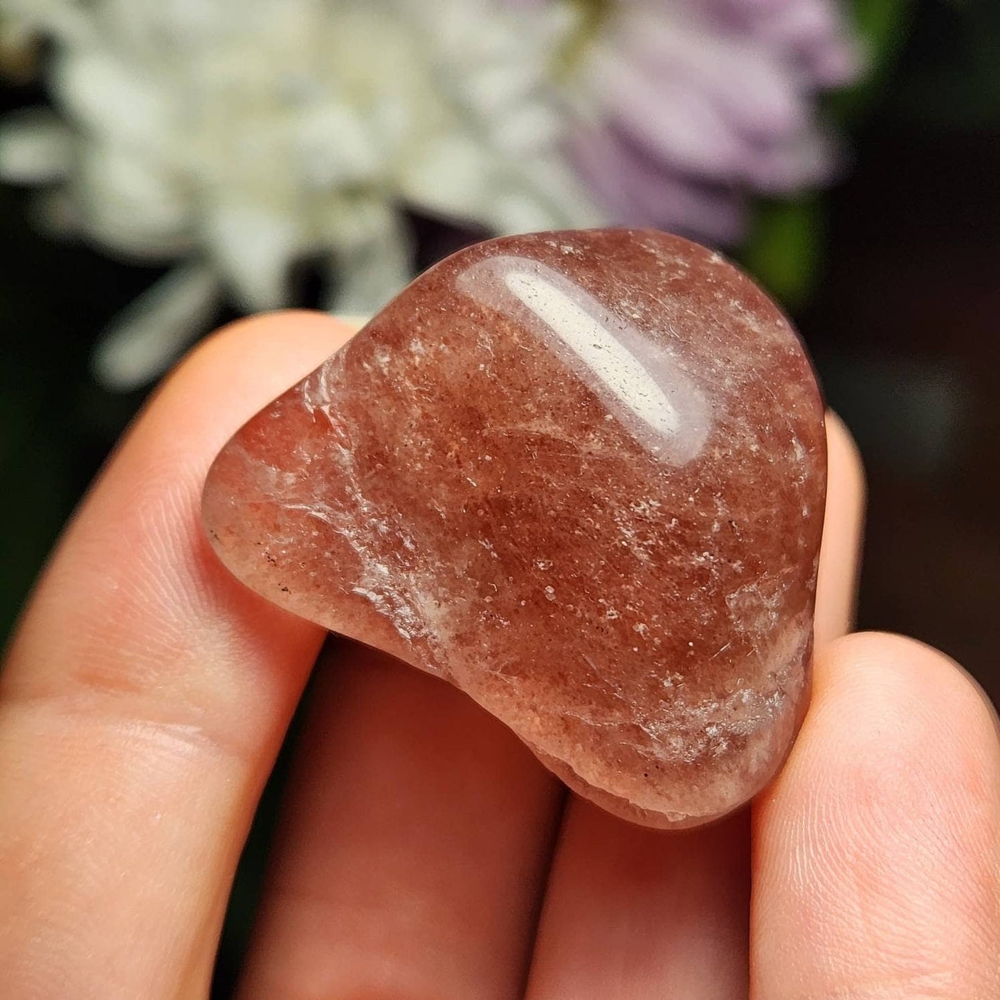 Red Tanzberry Quartz Crystal