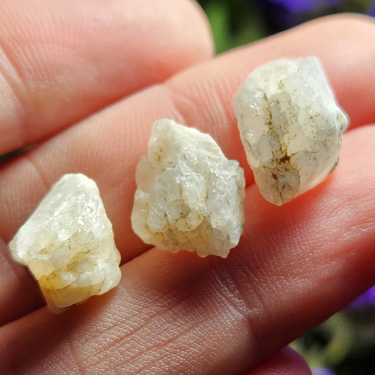 White Phenacite Crystal