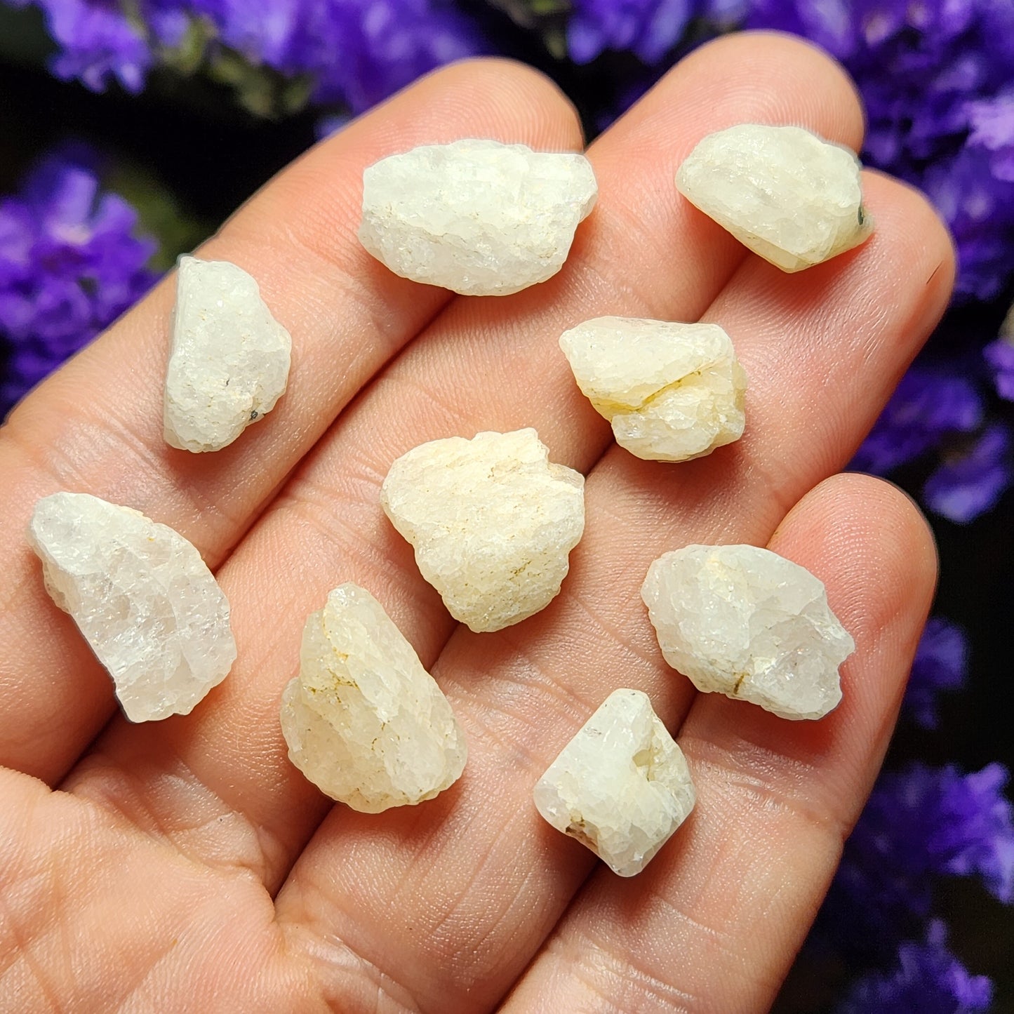 White Phenacite Crystal