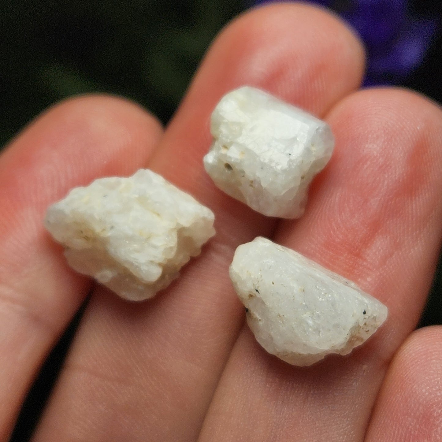 White Phenacite Crystal