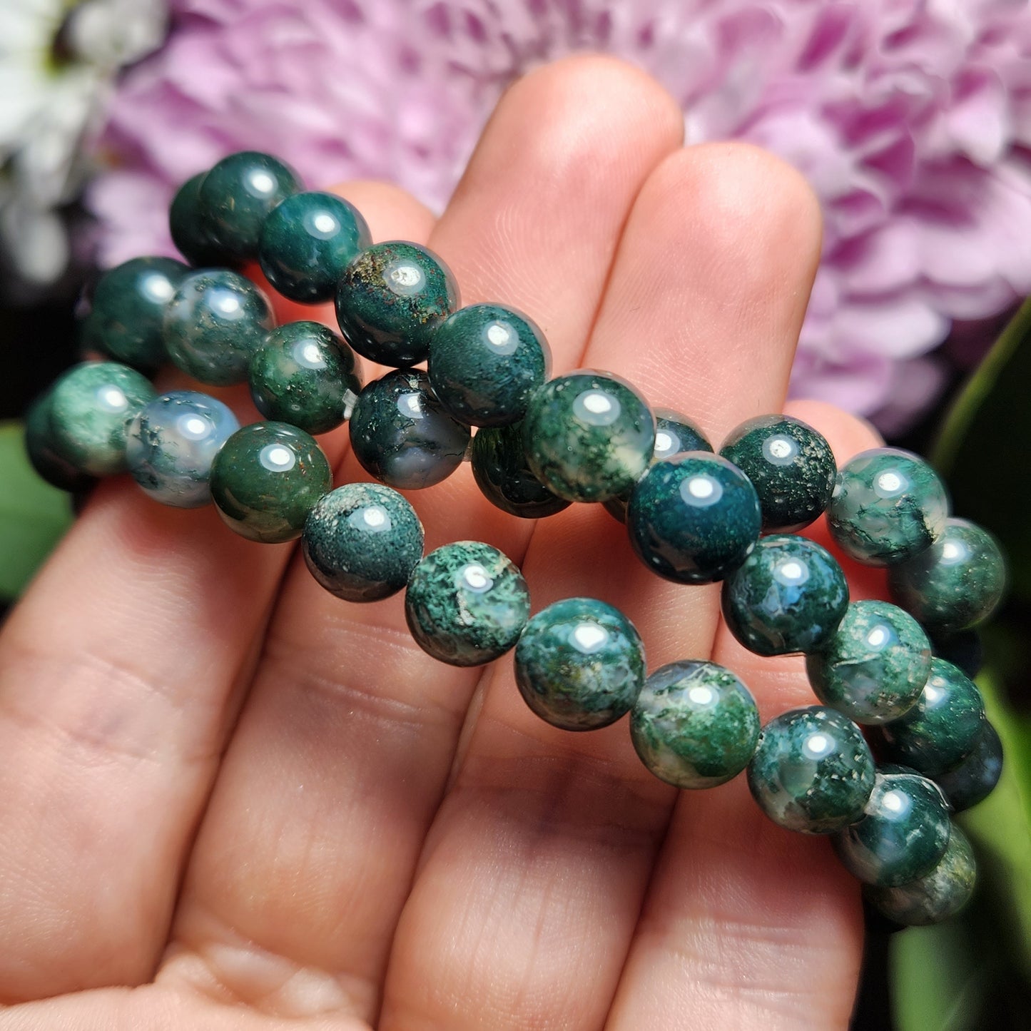 Moss Agate Bracelet