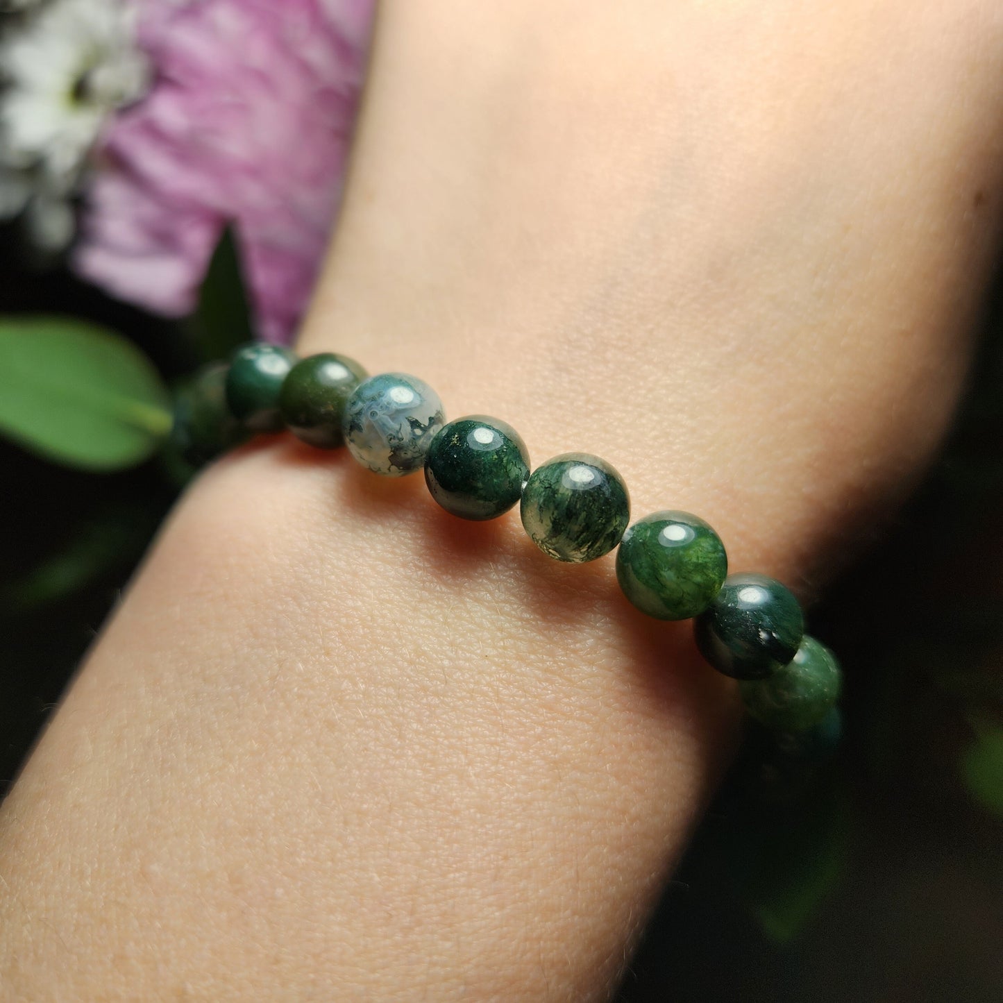 Moss Agate Bracelet