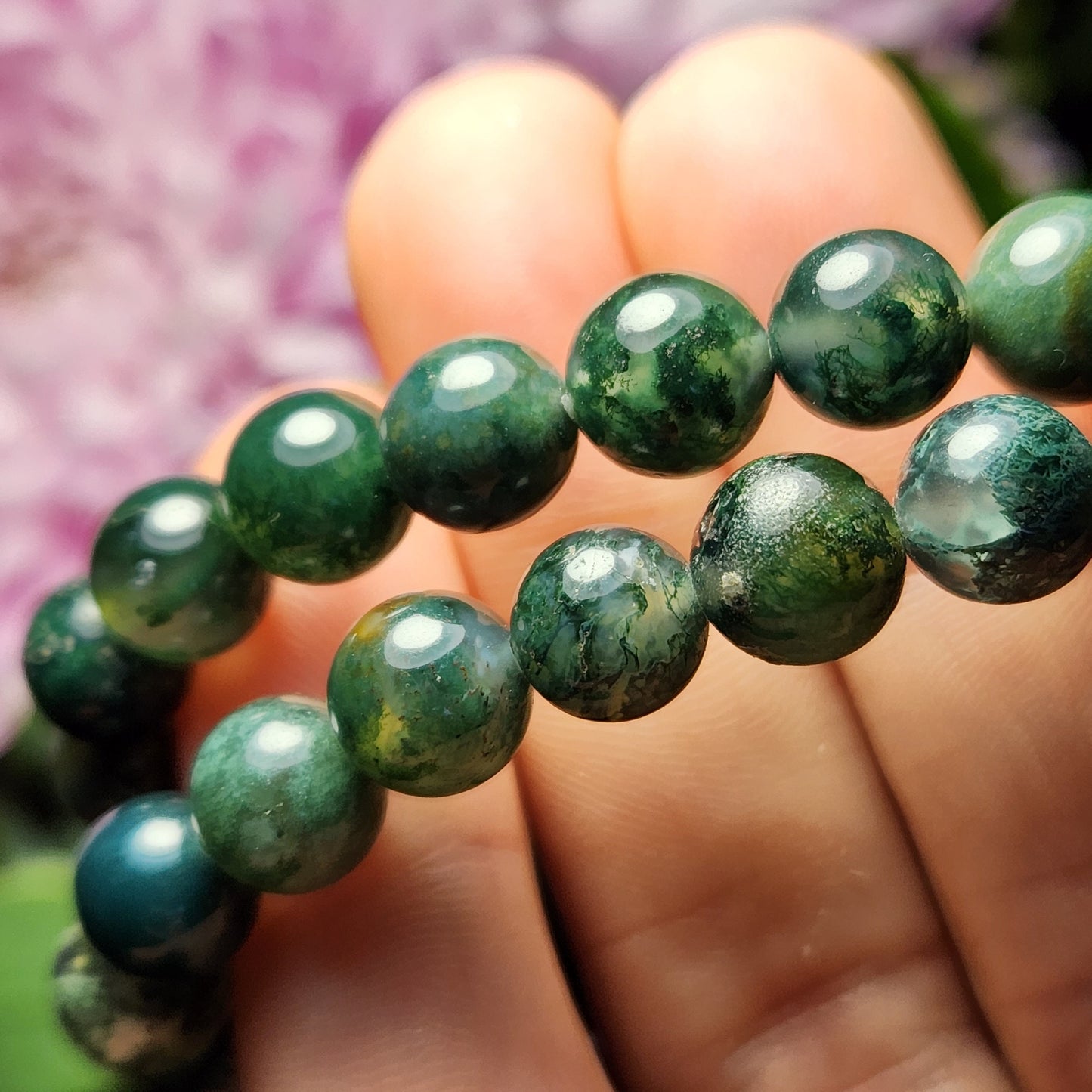 Moss Agate Bracelet