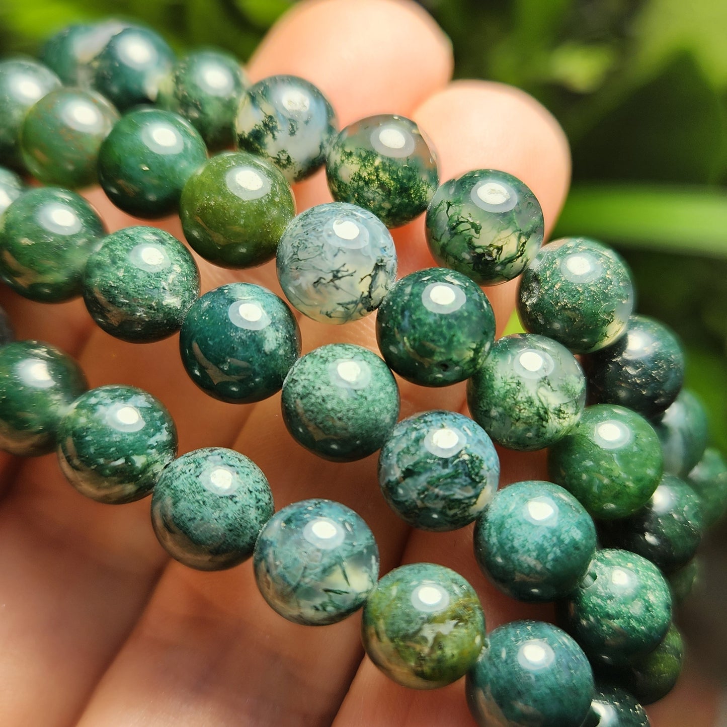Moss Agate Bracelet