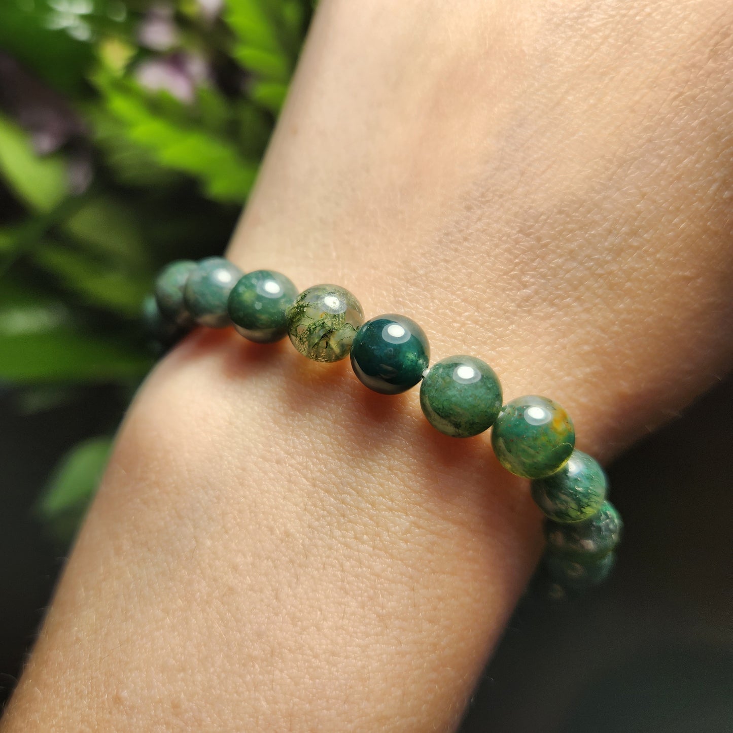 Moss Agate Bracelet