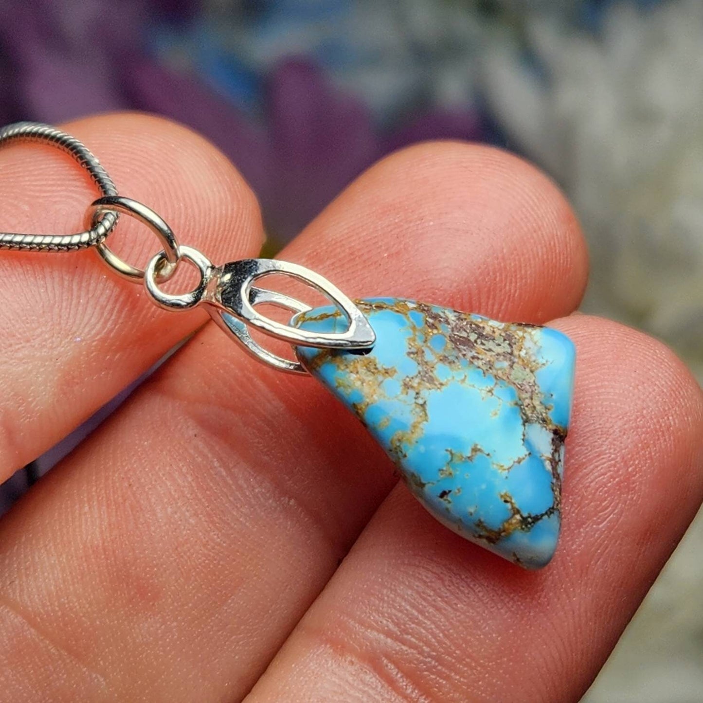 Kazakhstan Turquoise Pendant
