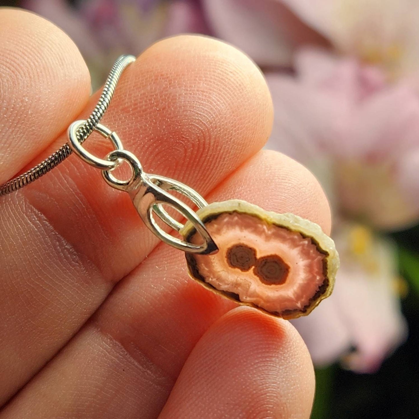 Rhodochrosite Pendant