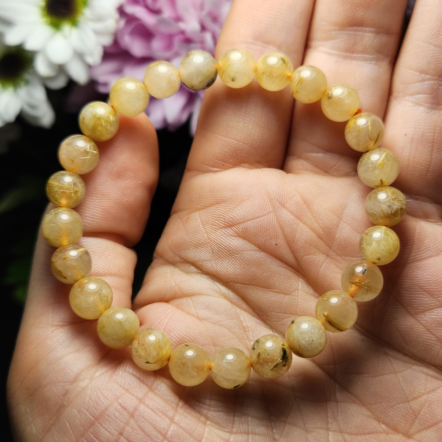 Rutilated Quartz Bracelet
