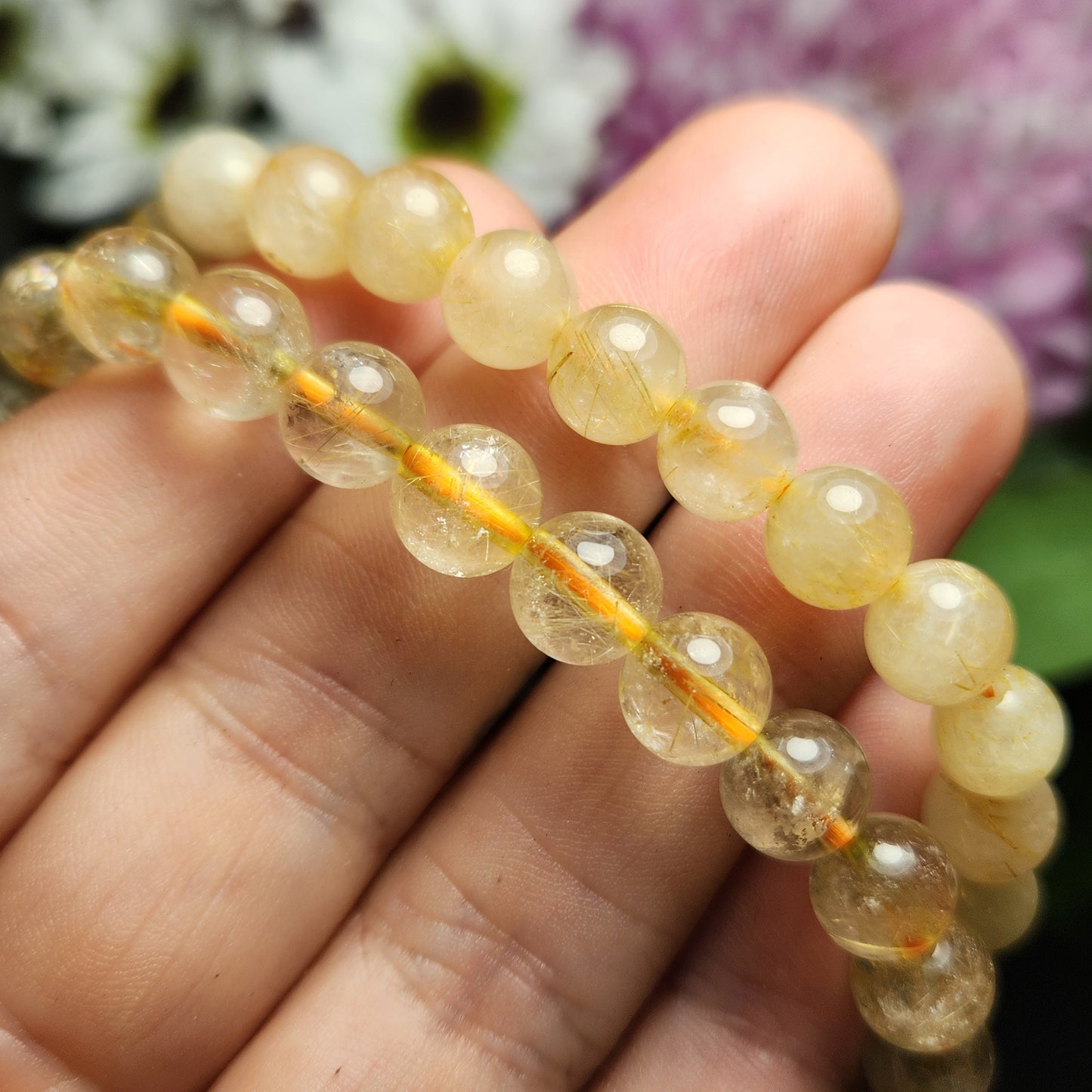 Rutilated Quartz Bracelet