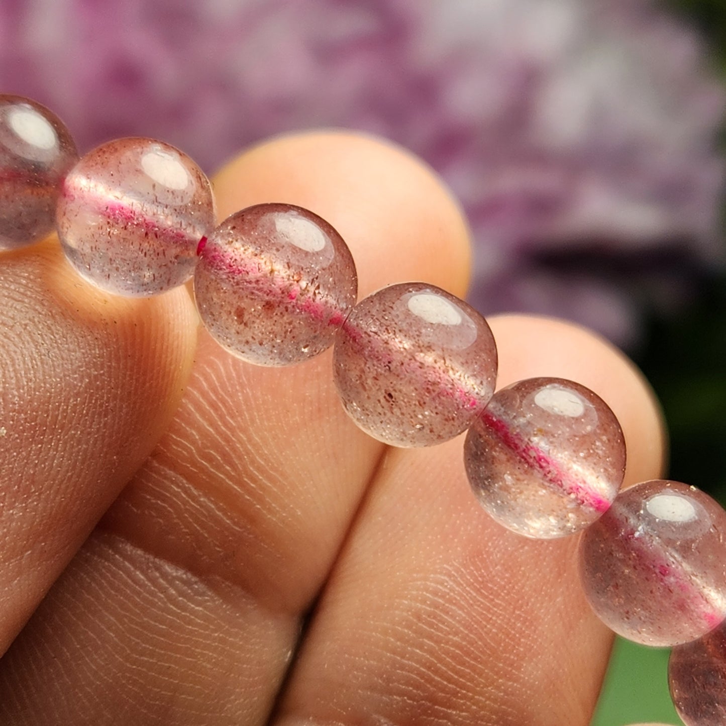 Strawberry Quartz Bracelet