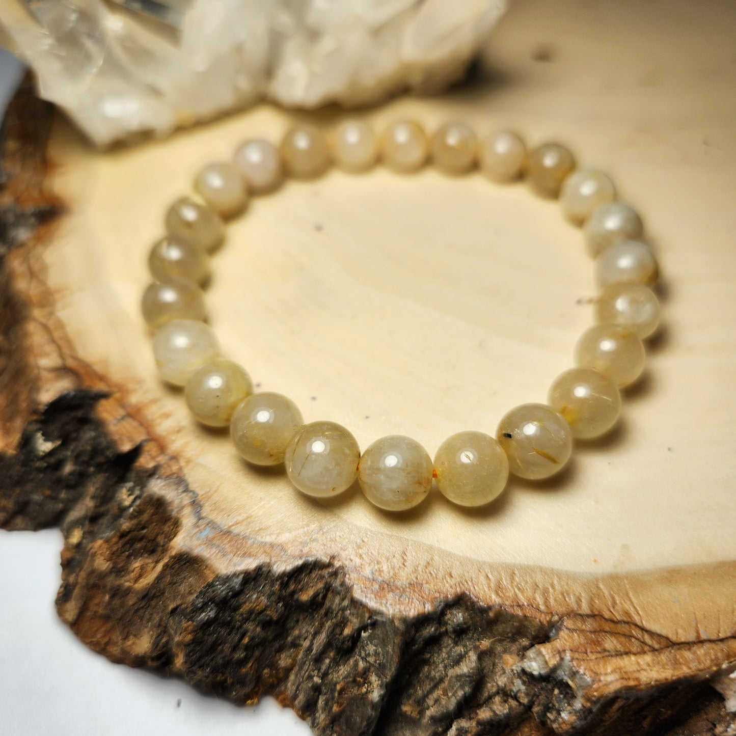 Rutilated Quartz Bracelet