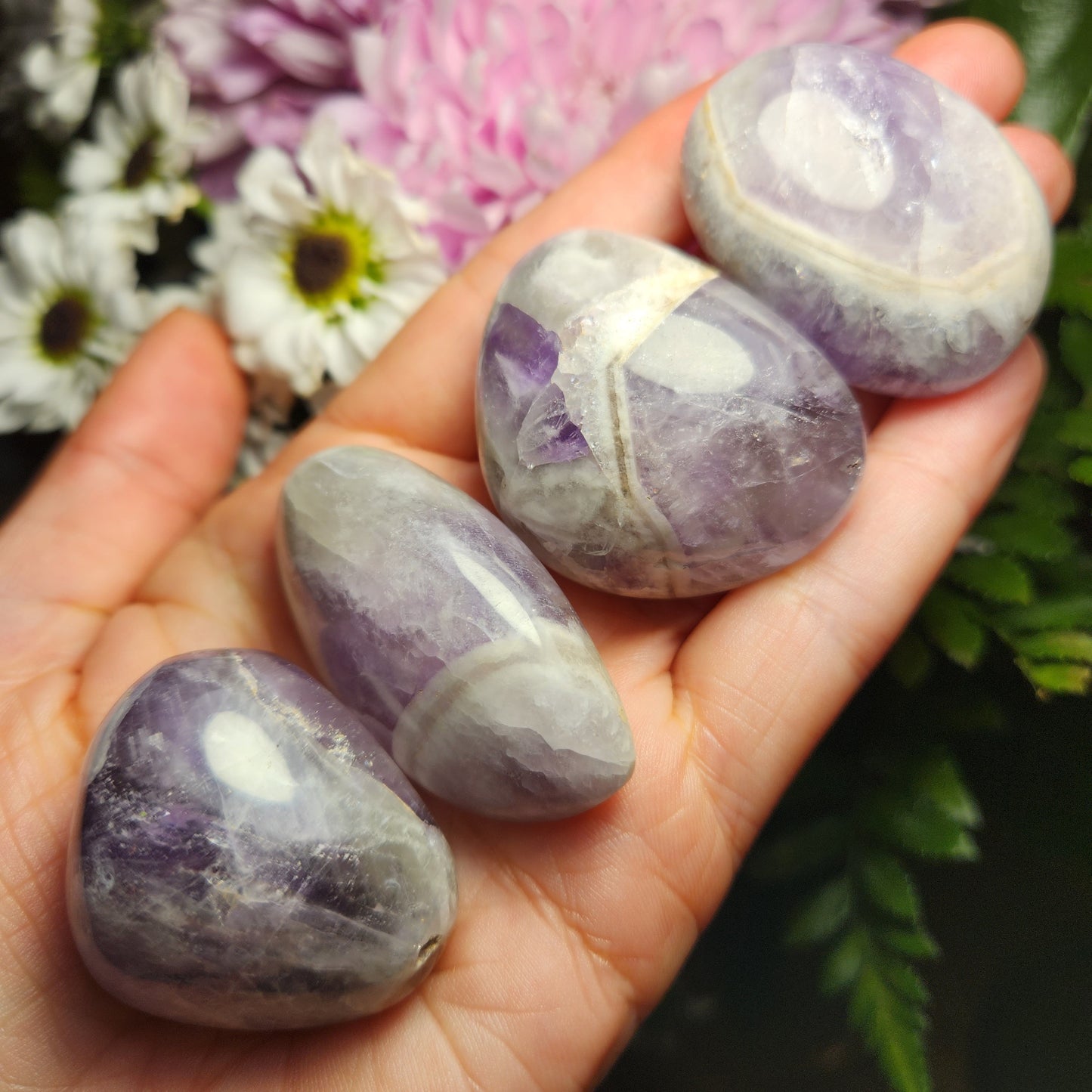Smoky Amethyst Chevron Quartz