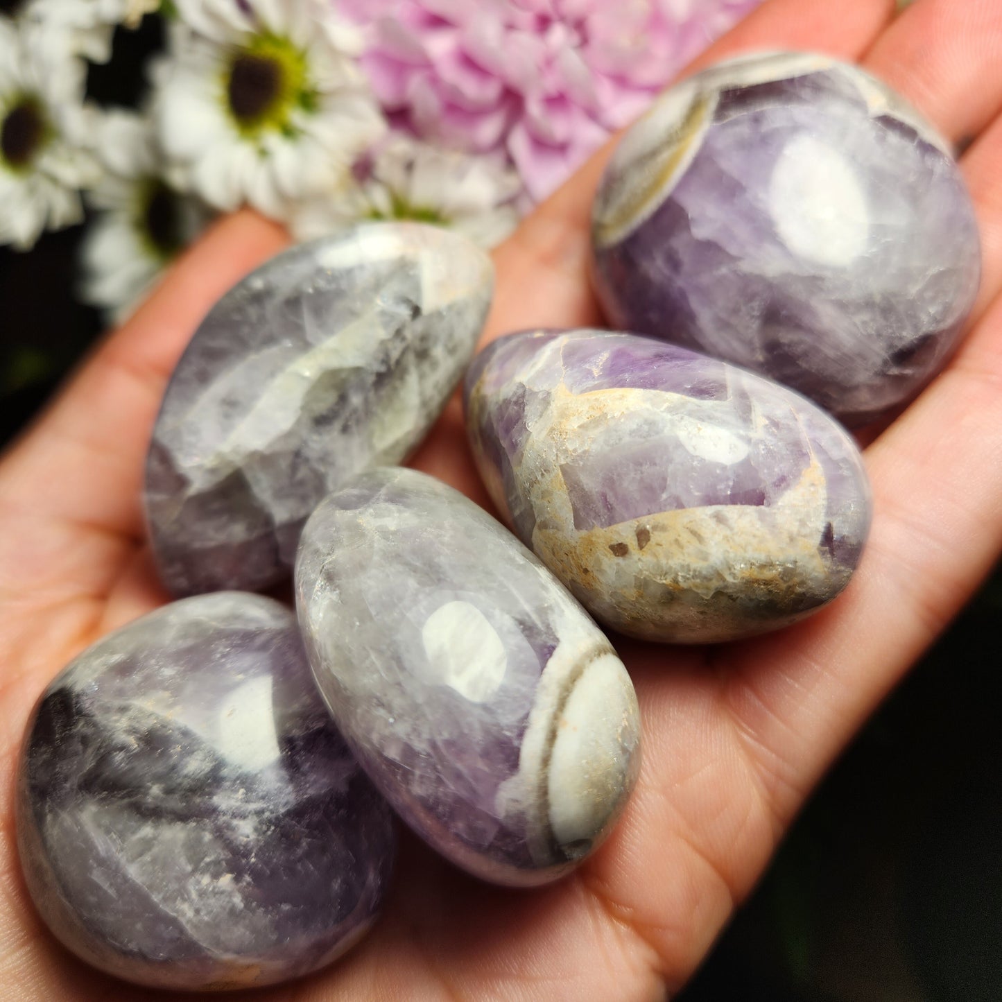 Smoky Amethyst Chevron Quartz