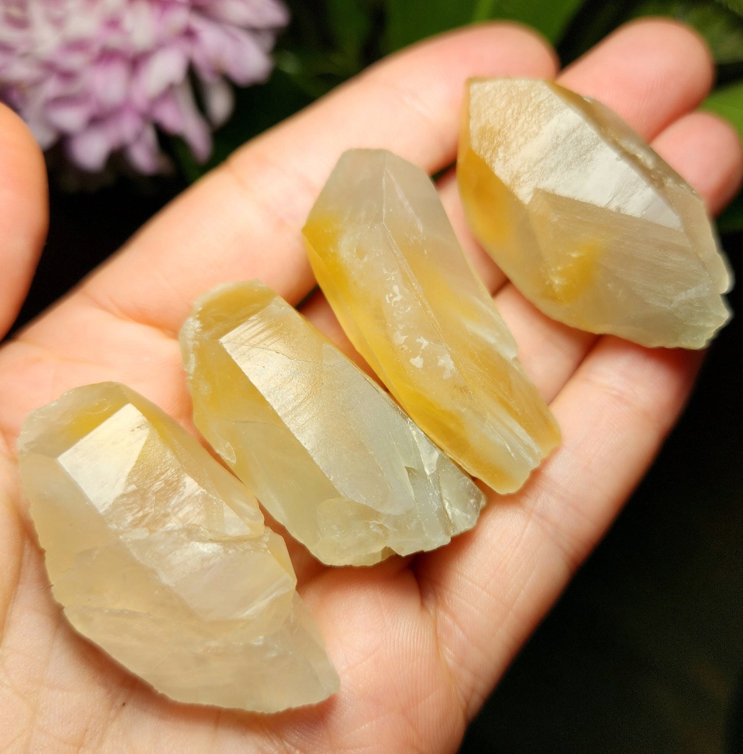 Mango Quartz Crystal