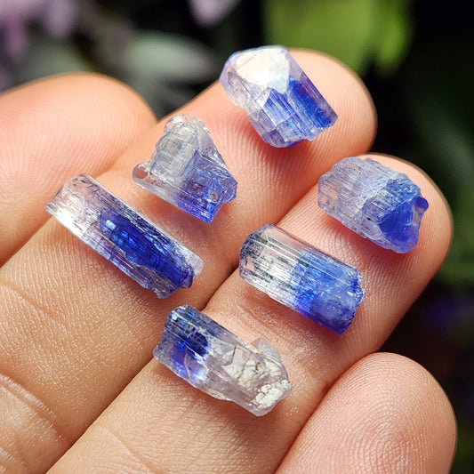 Bi-Color Tanzanite Crystal