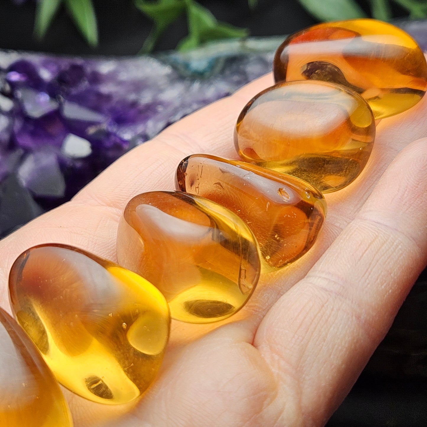 Orange Obsidian Crystal