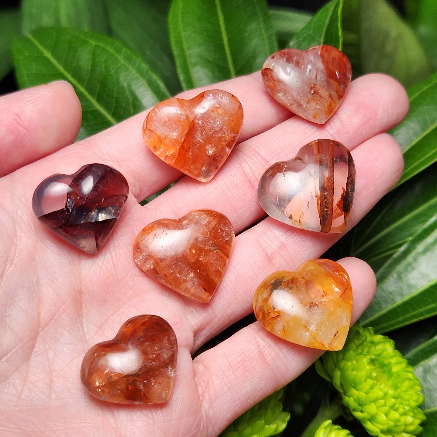 Fire Quartz Heart
