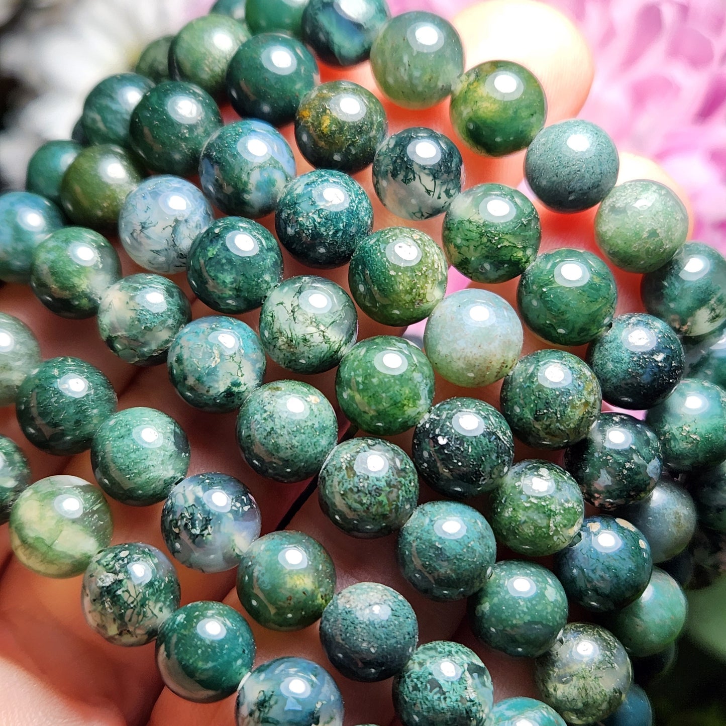Moss Agate Bracelet