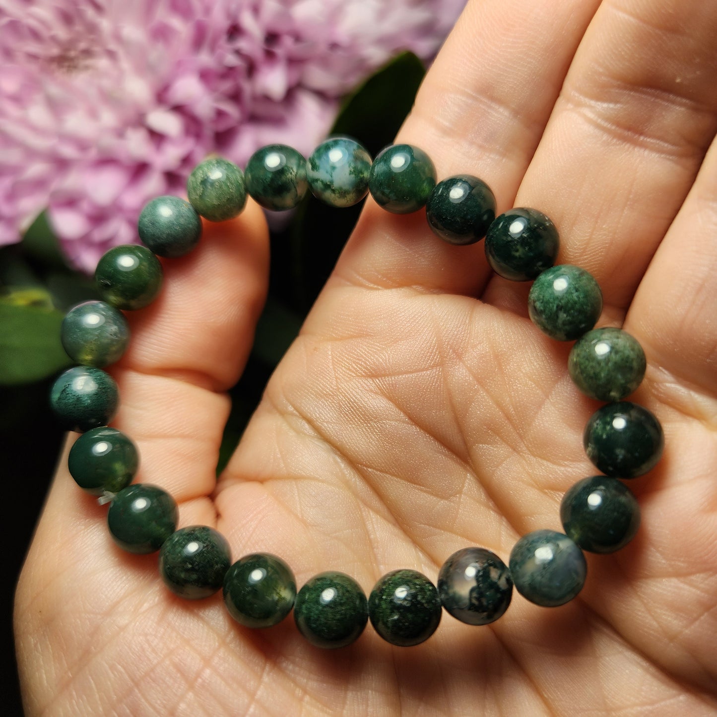Moss Agate Bracelet